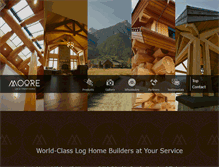 Tablet Screenshot of moorelogandtimberhomes.com
